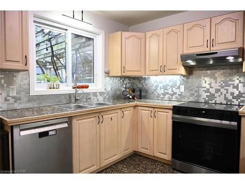 11 Apple Ridge Drive, Kitchener, ON - Indoor Photo Showing Kitchen With Double Sink