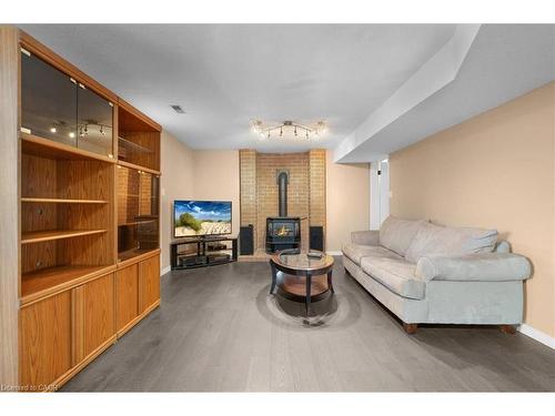 44 Tami Court, Kitchener, ON - Indoor Photo Showing Living Room With Fireplace