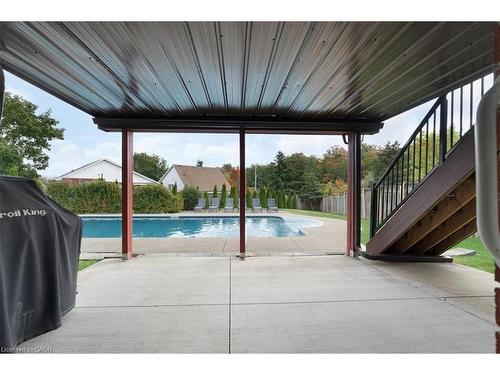 44 Tami Court, Kitchener, ON - Outdoor With In Ground Pool With Deck Patio Veranda With Exterior