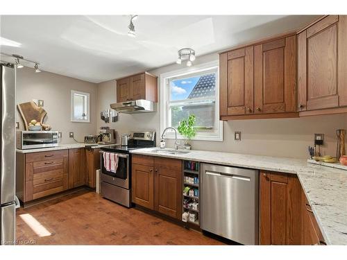 608 Fennell Avenue E, Hamilton, ON - Indoor Photo Showing Kitchen With Stainless Steel Kitchen