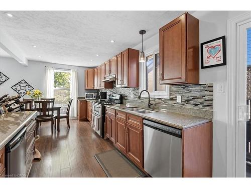 361 Cornerbrook Place, Waterloo, ON - Indoor Photo Showing Kitchen With Double Sink