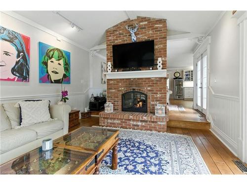 24 Meander Close, Carlisle, ON - Indoor Photo Showing Living Room With Fireplace