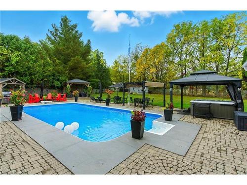 24 Meander Close, Carlisle, ON - Outdoor With In Ground Pool With Deck Patio Veranda With Backyard