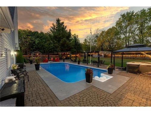 24 Meander Close, Carlisle, ON - Outdoor With In Ground Pool With Deck Patio Veranda With Backyard