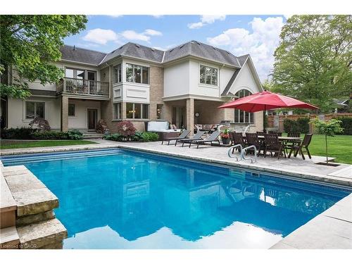 209 Donessle Drive, Oakville, ON - Outdoor With In Ground Pool