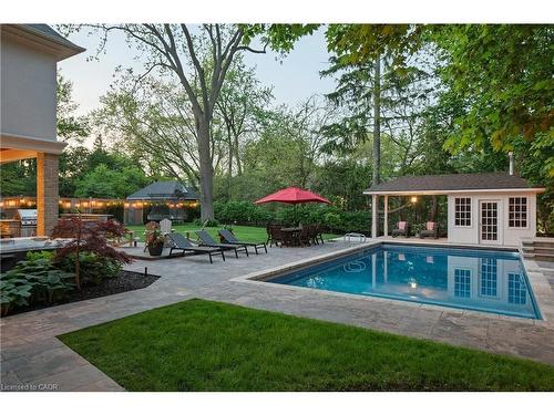 209 Donessle Drive, Oakville, ON - Outdoor With In Ground Pool With Backyard