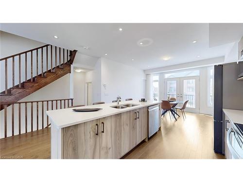 469 Provident Way, Mount Hope, ON - Indoor Photo Showing Kitchen With Double Sink