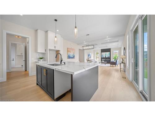 1 West Avenue, Hamilton, ON - Indoor Photo Showing Kitchen With Upgraded Kitchen