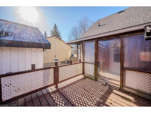 478 Greenfield Avenue, Kitchener, ON - Outdoor With Deck Patio Veranda With Exterior
