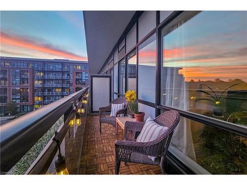 412-155 St. Leger Street, Kitchener, ON - Outdoor With Balcony With Exterior