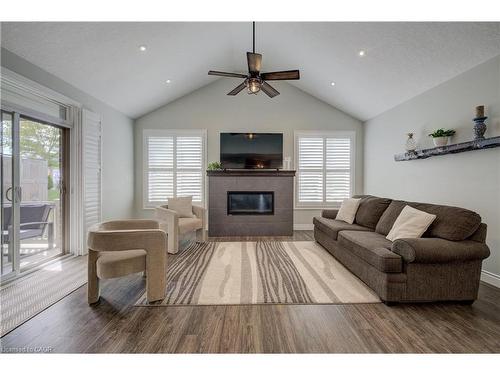 305 Thornhill Place, Waterloo, ON - Indoor Photo Showing Living Room With Fireplace