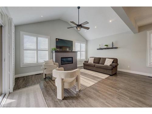 305 Thornhill Place, Waterloo, ON - Indoor Photo Showing Living Room With Fireplace