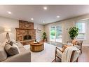 2 Morningview Place, Kitchener, ON  - Indoor Photo Showing Living Room With Fireplace 