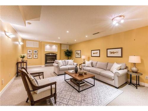 2 Morningview Place, Kitchener, ON - Indoor Photo Showing Living Room With Fireplace