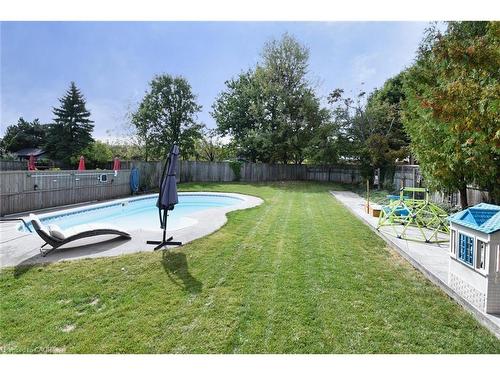 14 Basin Crescent, Hamilton, ON - Outdoor With In Ground Pool With Backyard