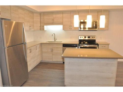 D3-160 Rochefort Street, Kitchener, ON - Indoor Photo Showing Kitchen With Stainless Steel Kitchen With Double Sink