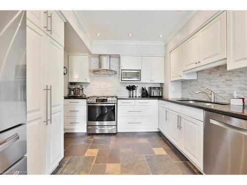 68 Tradewind Drive, Oakville, ON - Indoor Photo Showing Kitchen With Stainless Steel Kitchen With Upgraded Kitchen