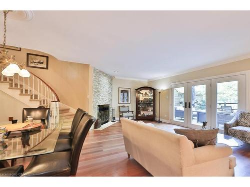68 Tradewind Drive, Oakville, ON - Indoor Photo Showing Living Room With Fireplace