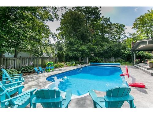 358 Green Acres Drive, Waterloo, ON - Outdoor With In Ground Pool With Backyard