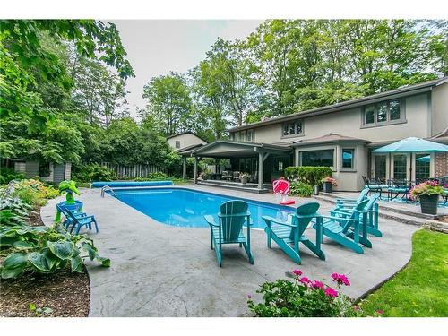 358 Green Acres Drive, Waterloo, ON - Outdoor With In Ground Pool With Deck Patio Veranda With Backyard