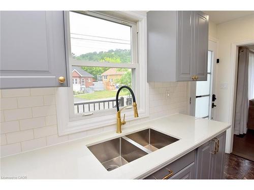 45 Dunkirk Drive, Hamilton, ON - Indoor Photo Showing Kitchen With Double Sink