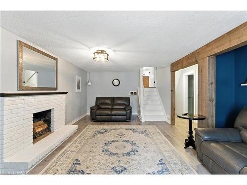 374 Magnolia Drive, Hamilton, ON - Indoor Photo Showing Living Room With Fireplace