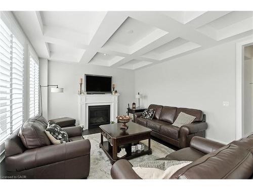 15 Robarts Drive, Ancaster, ON - Indoor Photo Showing Living Room With Fireplace