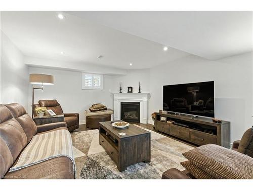 15 Robarts Drive, Ancaster, ON - Indoor Photo Showing Living Room With Fireplace