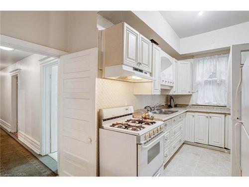 99 Blake Street, Hamilton, ON - Indoor Photo Showing Kitchen With Double Sink