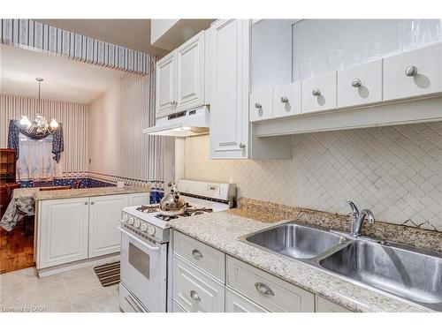 99 Blake Street, Hamilton, ON - Indoor Photo Showing Kitchen With Double Sink
