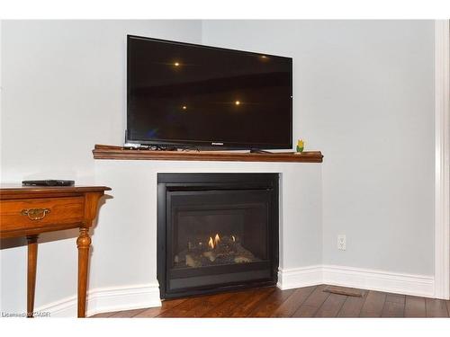 293 Fairfield Avenue, Hamilton, ON - Indoor Photo Showing Living Room With Fireplace
