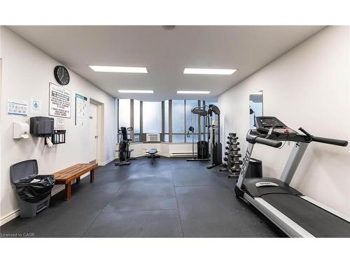 17C-67 Caroline Street S, Hamilton, ON - Indoor Photo Showing Gym Room