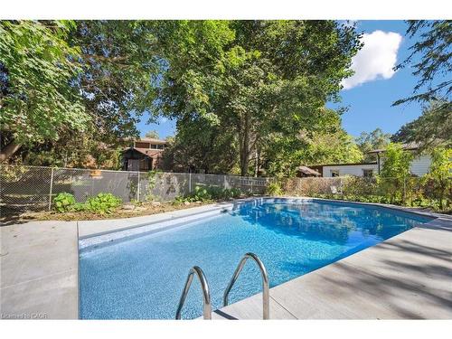544 Glen Manor Boulevard, Waterloo, ON - Outdoor With In Ground Pool With Backyard