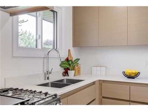 13 Skyland Drive, Hamilton, ON - Indoor Photo Showing Kitchen With Double Sink