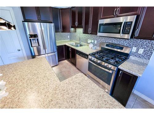 110 Marina Point Crescent, Hamilton, ON - Indoor Photo Showing Kitchen With Stainless Steel Kitchen With Double Sink