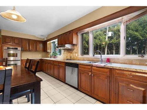 67 Elmhurst Drive, Hamilton, ON - Indoor Photo Showing Kitchen With Double Sink