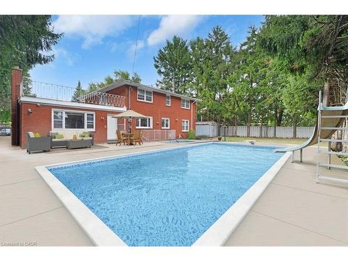 67 Elmhurst Drive, Hamilton, ON - Outdoor With In Ground Pool