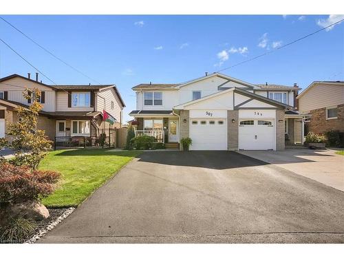 307 Highridge Avenue, Hamilton, ON - Outdoor With Deck Patio Veranda With Facade