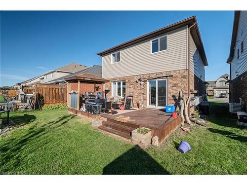 1384 Caen Avenue, Woodstock, ON - Outdoor With Deck Patio Veranda With Exterior