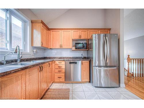 503 Hidden Creek Drive, Kitchener, ON - Indoor Photo Showing Kitchen With Double Sink