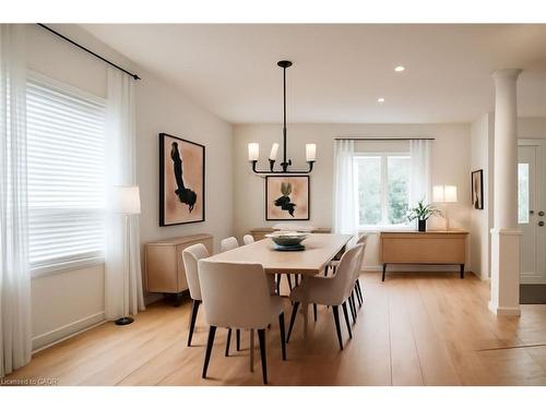491 Pettit Trail, Milton, ON - Indoor Photo Showing Dining Room