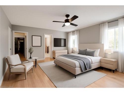 491 Pettit Trail, Milton, ON - Indoor Photo Showing Bedroom