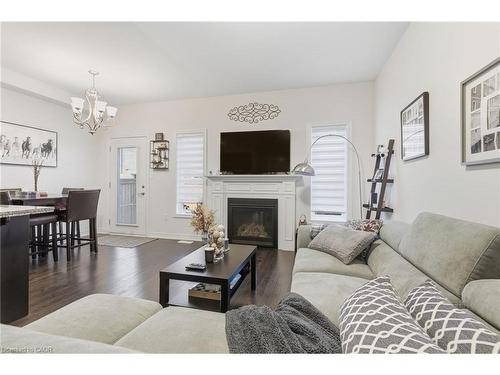 54 Sonoma Valley Crescent, Hamilton, ON - Indoor Photo Showing Living Room With Fireplace