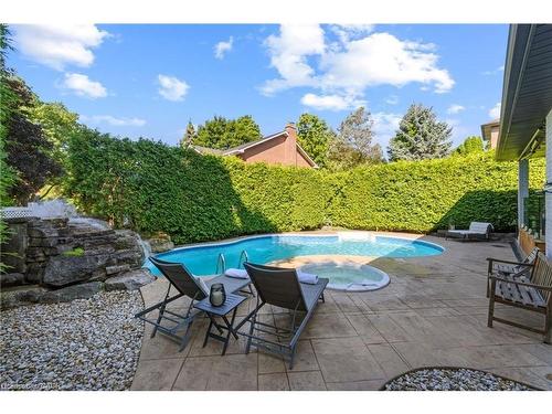 1857 Friar Tuck Court, Mississauga, ON - Outdoor With In Ground Pool With Deck Patio Veranda With Backyard