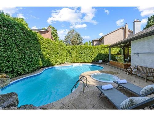 1857 Friar Tuck Court, Mississauga, ON - Outdoor With In Ground Pool With Deck Patio Veranda With Backyard
