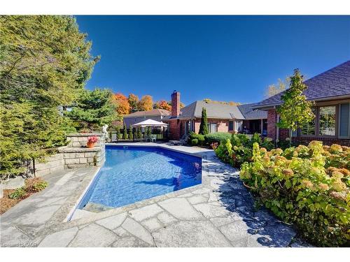 592 Manorwood Court, Waterloo, ON - Outdoor With In Ground Pool