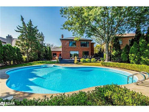 1319 Greeneagle Drive, Oakville, ON - Outdoor With In Ground Pool With Backyard