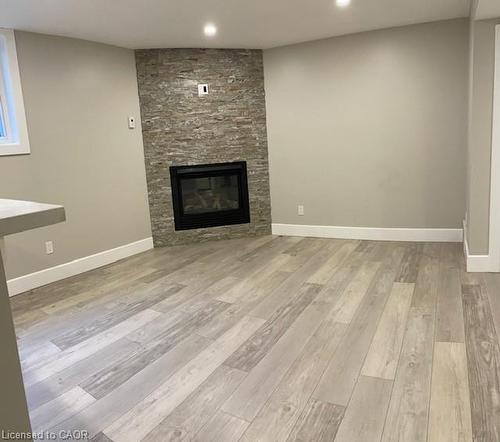 156 Traynor Avenue, Kitchener, ON - Indoor With Fireplace