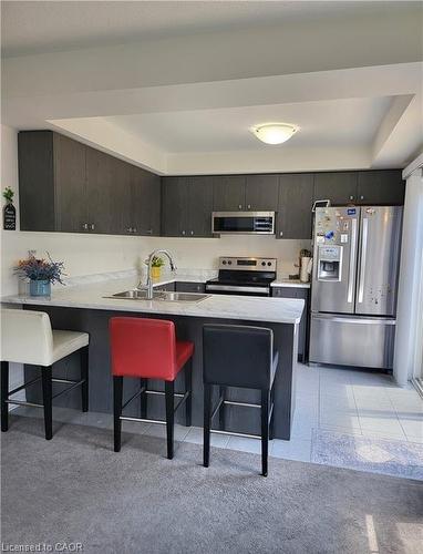 3098 Michelangelo Road, Burlington, ON - Indoor Photo Showing Kitchen With Double Sink