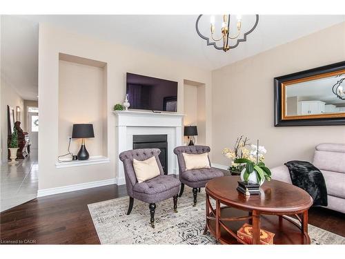 232 Shady Glen Crescent, Kitchener, ON - Indoor Photo Showing Living Room With Fireplace